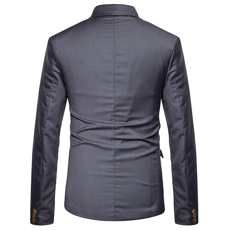 เสื้อสูทไซด์ใหญ่ รุ่น6กระดุม สีเทาเข้ม เอว 38