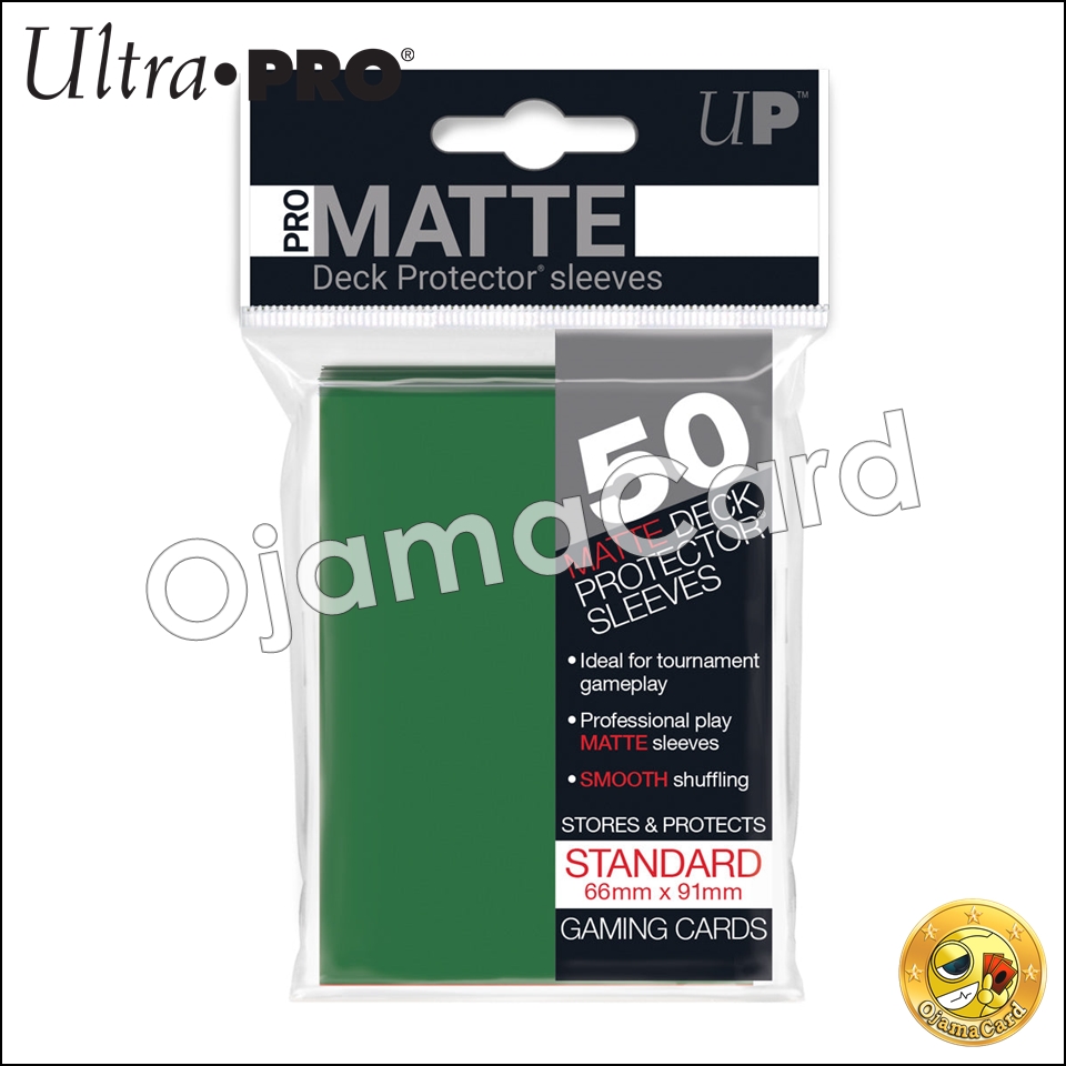Ultra•Pro PRO-Matte Standard Deck Protector Sleeves (50ct) — Green