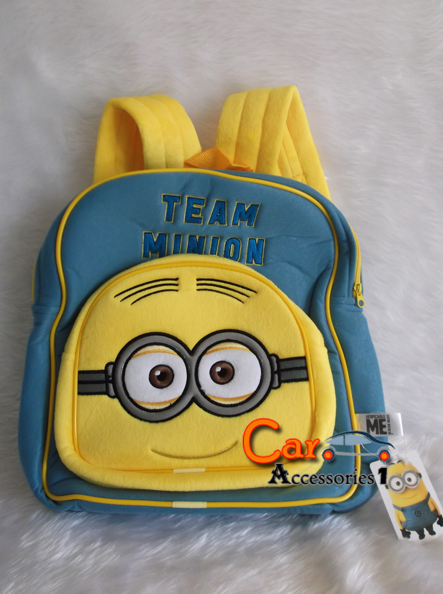 กระเป๋าเป้มินเนี่ยนสองตา Team minion ลิขสิทธิ์แท้ราคาพิเศษ New arrival!