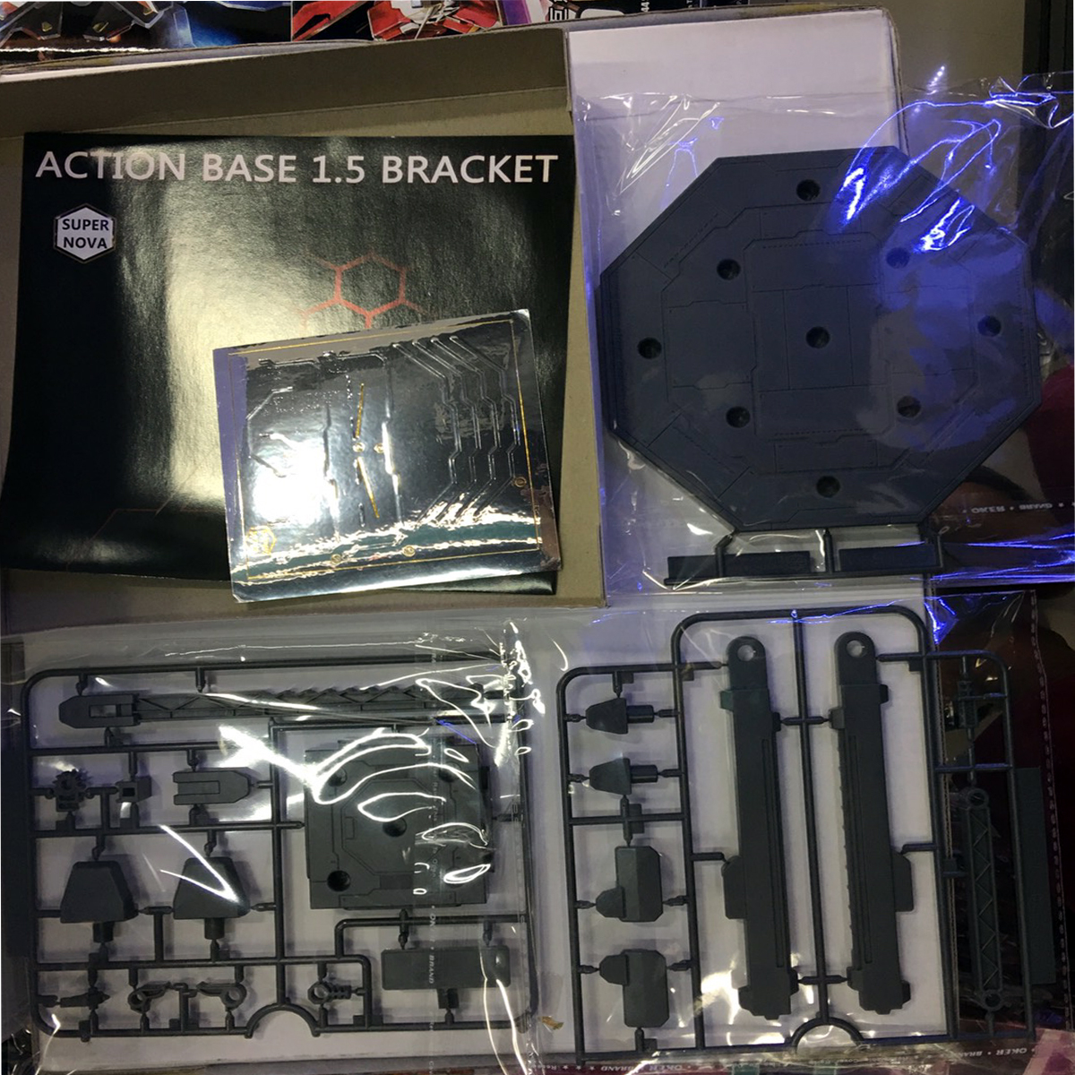 Action Base 1.5 Bracket 1/100,1/144,SD(Gray)