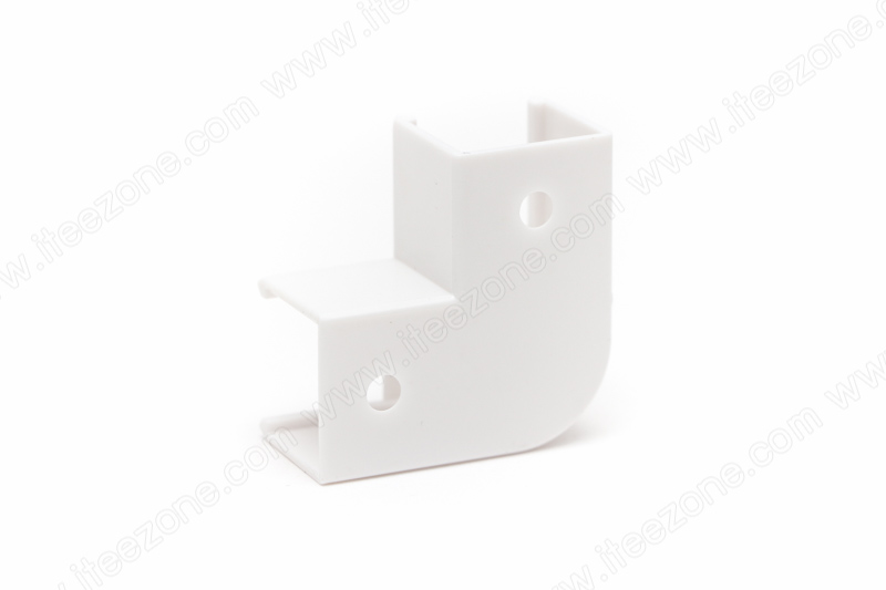 ตัวเข้ามุมสำหรับรางอะลูมิเนียม U Deep รหัส LAR_16 รางไฟ Aluminium Profile รางอลูมิเนียม ใช้กับไฟเส้น LED รางไฟเส้น rail led track โพรไฟล์