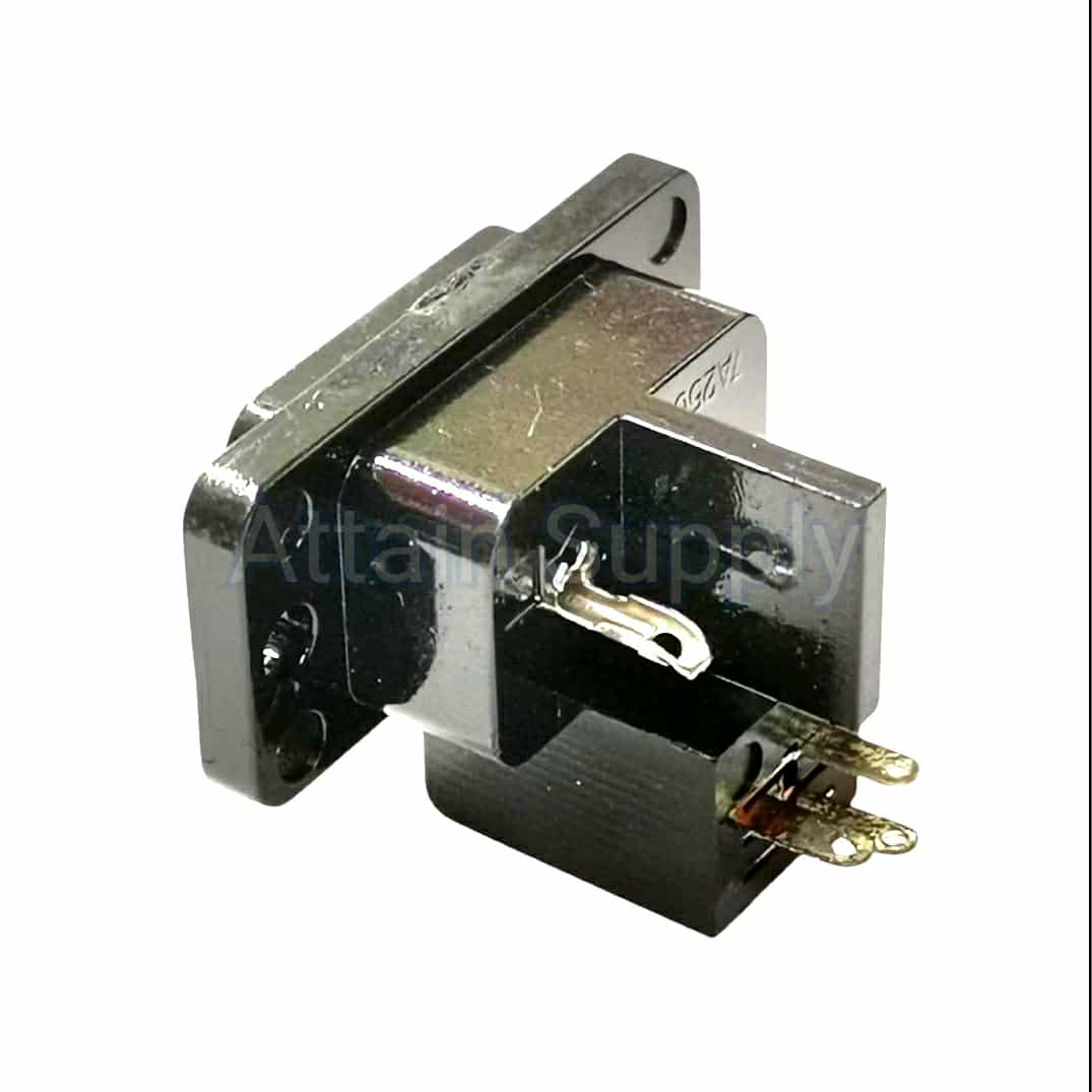 เต้ารับAC-หัว8คอนแทรค/ติดแท่นยึดน็อต