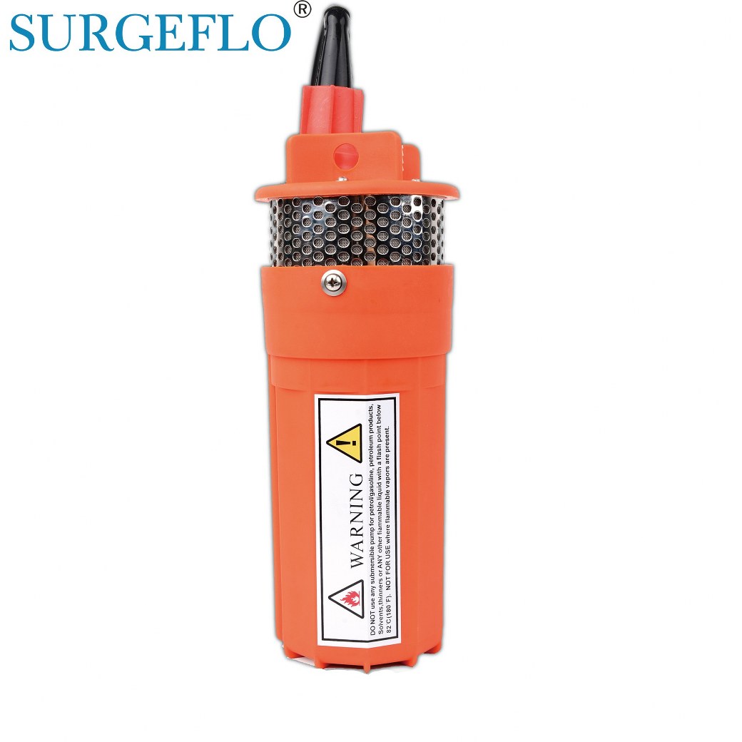ปั๊มน้ำบาดาลโซล่าเซลล์ 12 โวลต์ (12VDC) submersible pump ส่งสูง 70 เมตร SKU-068