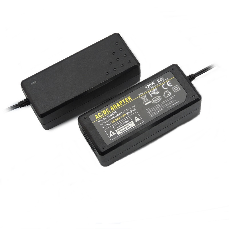 08-AD-YU2405 Adapter 24VDC 5A 5.5 mm. x 2.5 mm. รุ่น YU2405