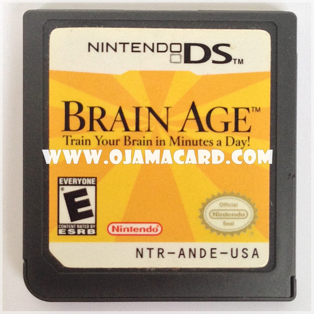 Nintendo DS : Brain Age: Train Your Brain in Minutes a Day! US (Used)