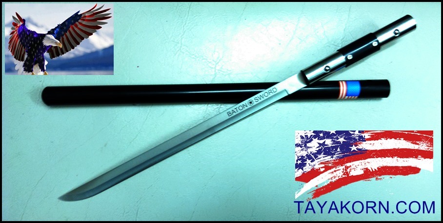 กระบองซ่อนมีด US.Saver Baton TKBK8855