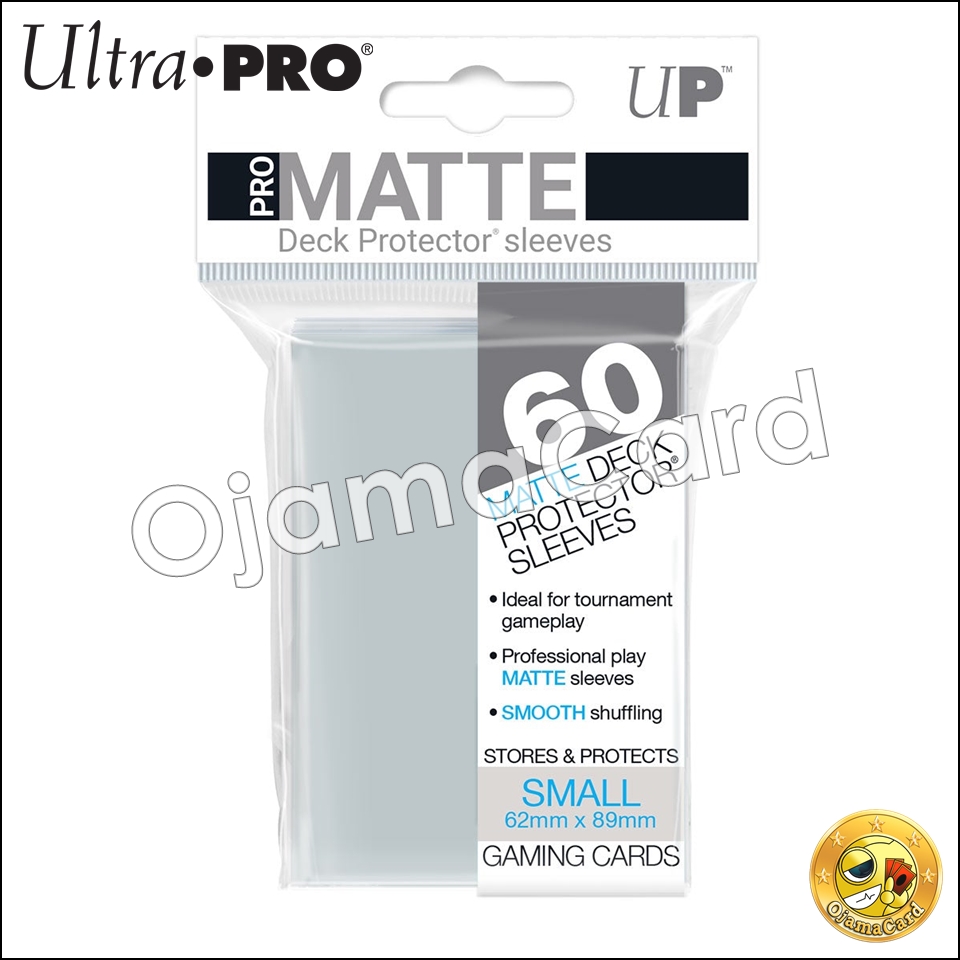 Ultra•Pro PRO-Matte Small Deck Protector Sleeves (60ct) — Clear「60ct.」