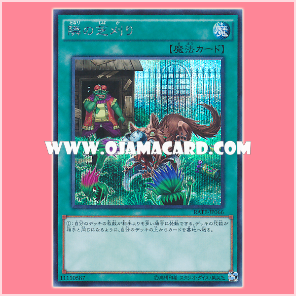 RATE-JP066 : That Grass Looks Greener / Lawnmowing Next Door (Secret Rare)