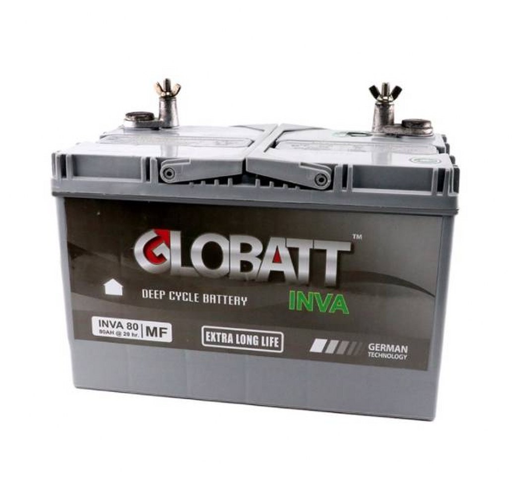 แบตเตอรี่ดีพไซเคิล ( Battery Deep cycle ) 100Ah 12V ยี่ห้อ GLOBATT ( INVA )