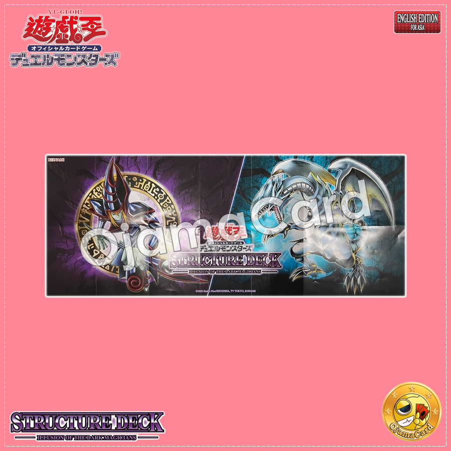 Yu-Gi-Oh! OCG English Edition for Asia — Structure Deck : Illusion of the Dark Magicians [SDID-AE] — Paper Play Mat「1 Mat」
