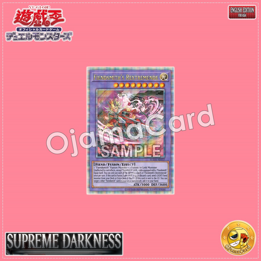 SUDA-AE037 : Fiendsmith's Rextremende / Engraved Demon Rex Tremendae (Quarter Century Secret Rare)