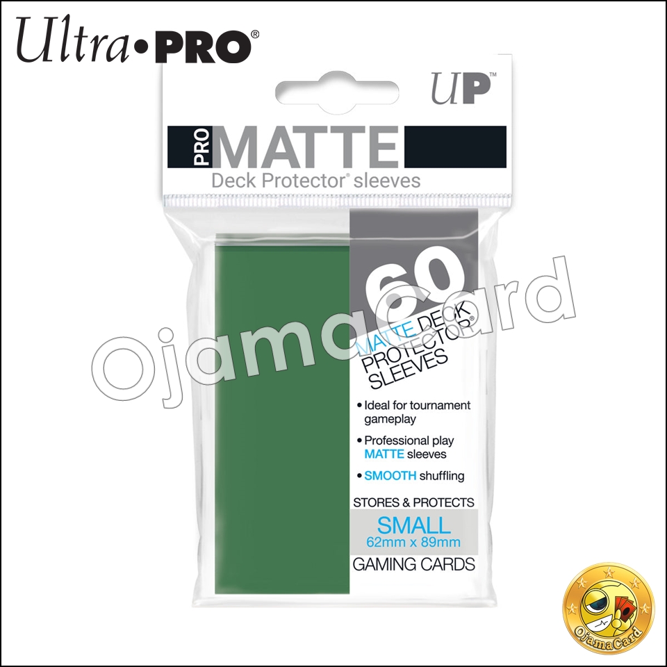 Ultra•Pro PRO-Matte Small Deck Protector Sleeves (60ct) — Forest Green