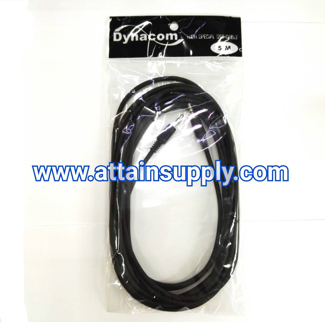 สายP.TRST3.5-P.TRST3.5 ดำDNC/5M.