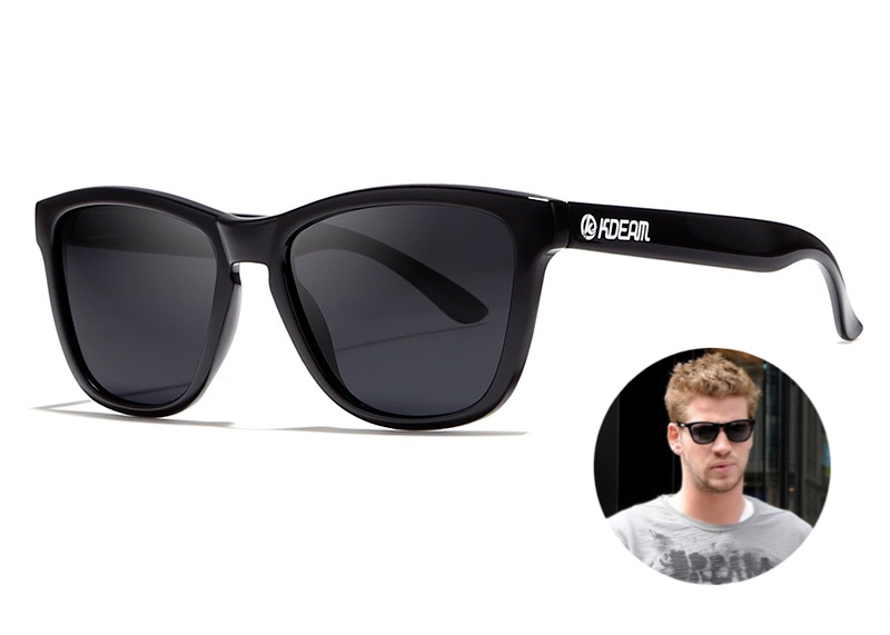 แว่นกันแดด KDEAM POLARIZED SUNGLASSES รุ่น KD0717 P 0717 54-18 139 CE <ดำ>