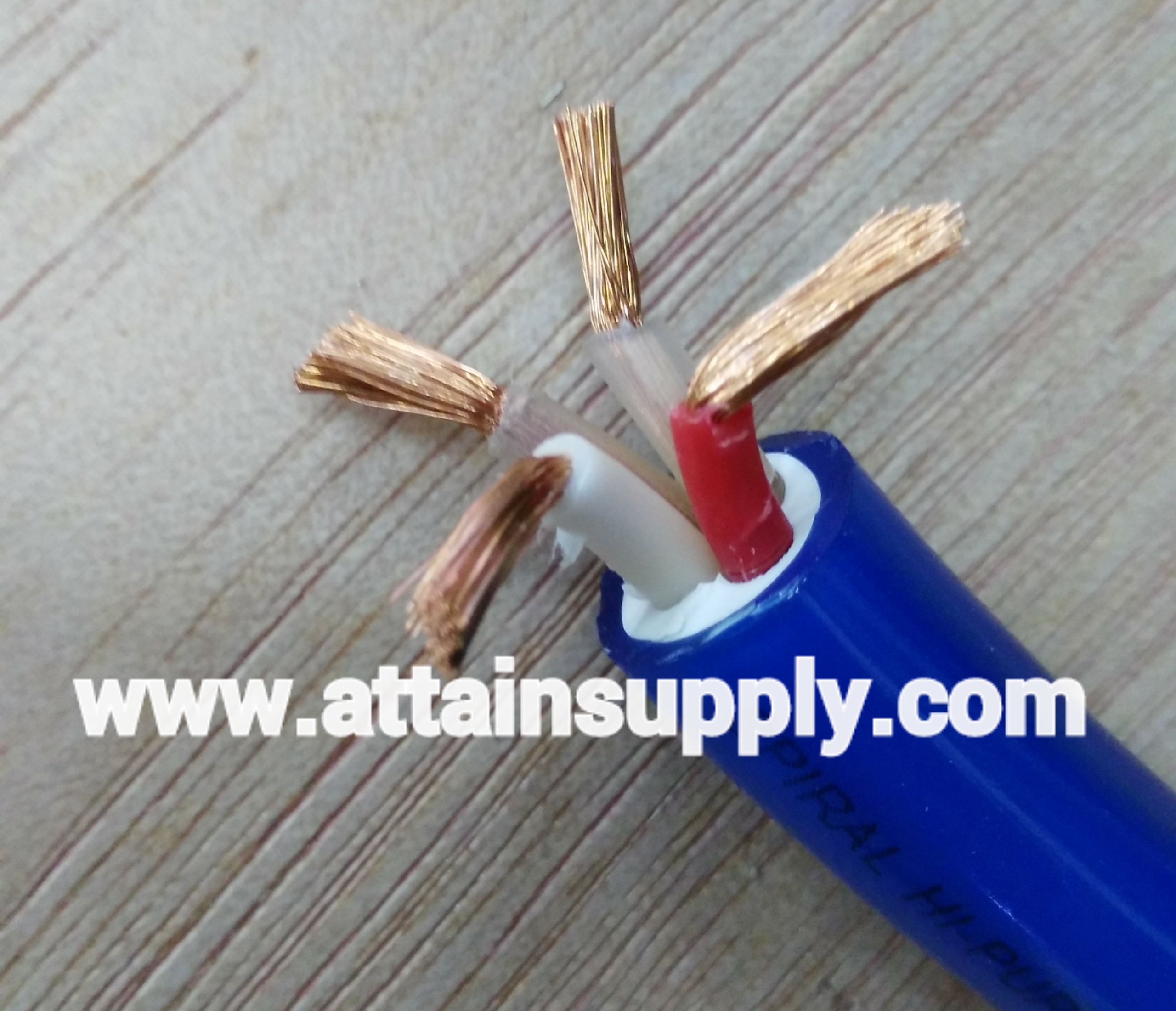 สายลำโพงY 4C-BLUE/NECTECH