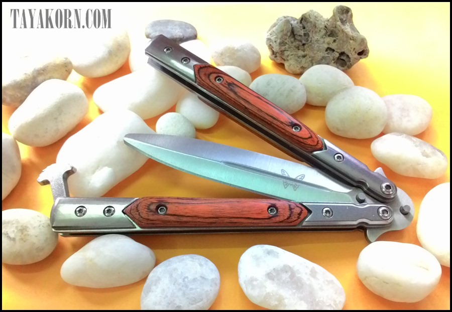 มีดซ้อมควง บาลิซองแองเจิลเนล Angel Nail Balisong Trainer TKBS-AG1TR