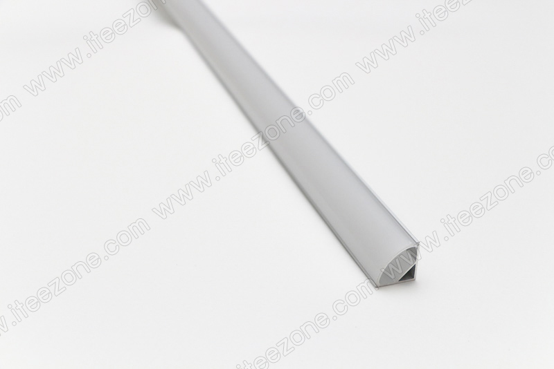 ราคาต่อ 1 เส้น ยาว 1 เมตร ราง V + ฝาอะคริลิค โค้ง รางไฟ Aluminium Profile รางอลูมิเนียม ใช้กับไฟเส้น LED รางไฟเส้น rail led track โพรไฟล์