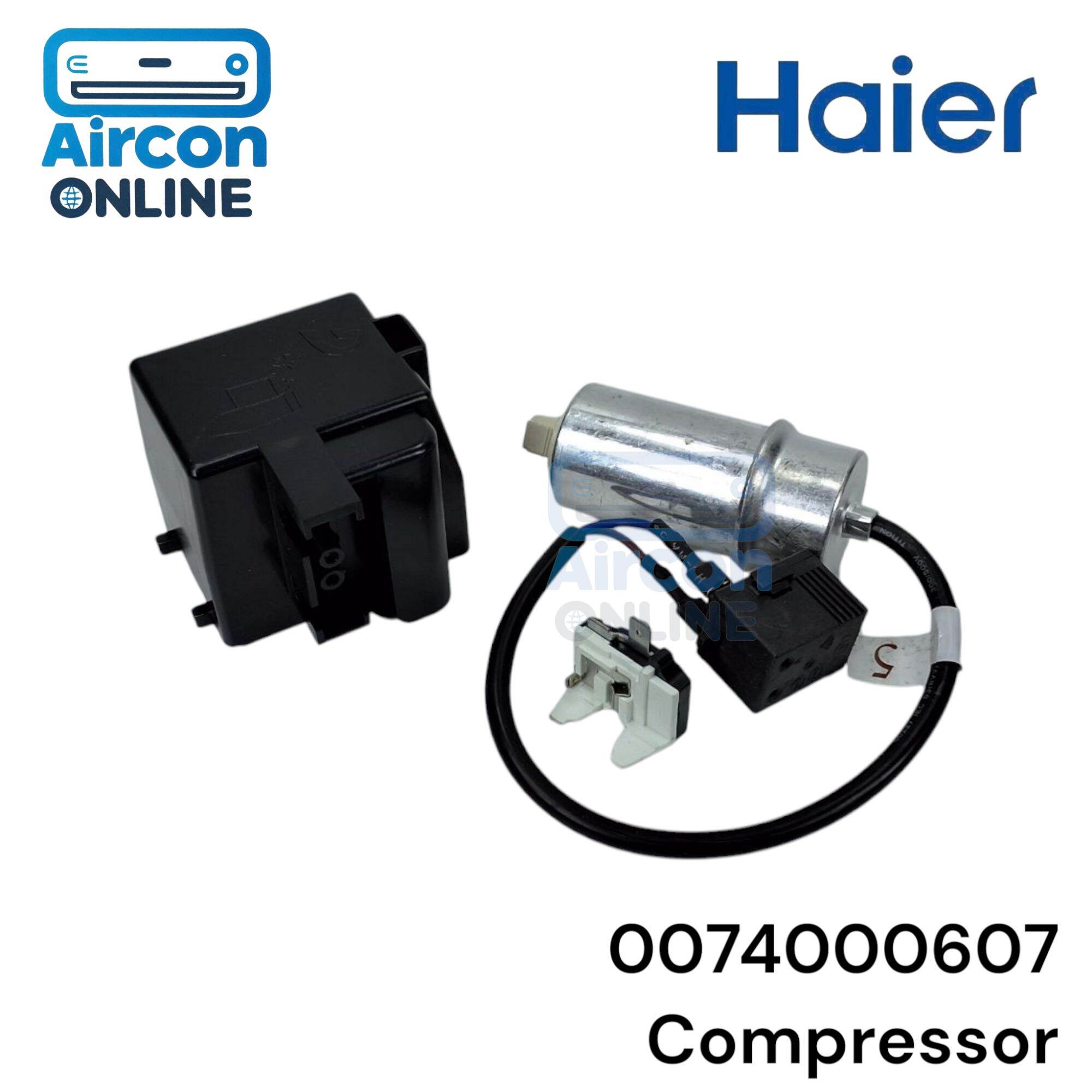 คอมเพรสเซอร์ สำรหับตู้แช่ Haier รุ่น HCF568H-2 รหัส 0074000607 ( KM270WY ) ของแแท้ ใหม่ มือ 1