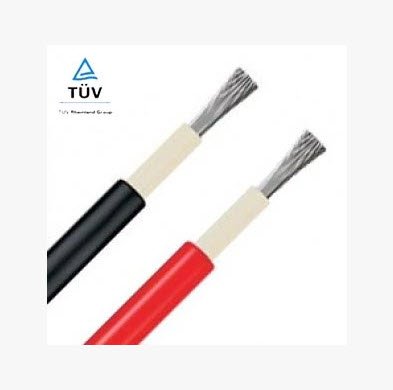 สายไฟโซล่าเซลล์ 1x4 sq.mm. สีดำ ( เมตรละ )