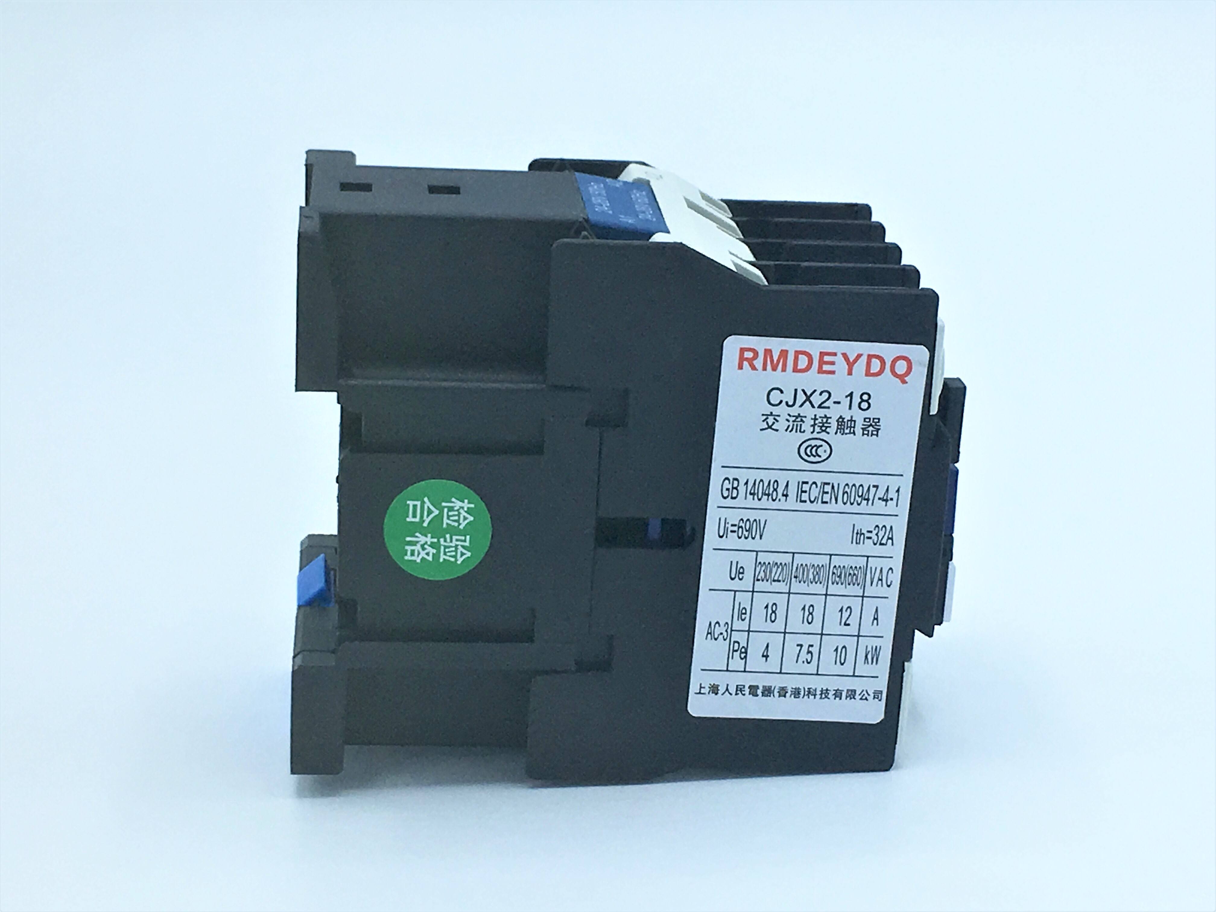 แมกเนติกคอนแทคเตอร์ 24VAC 12A รุ่น CJX2-1210