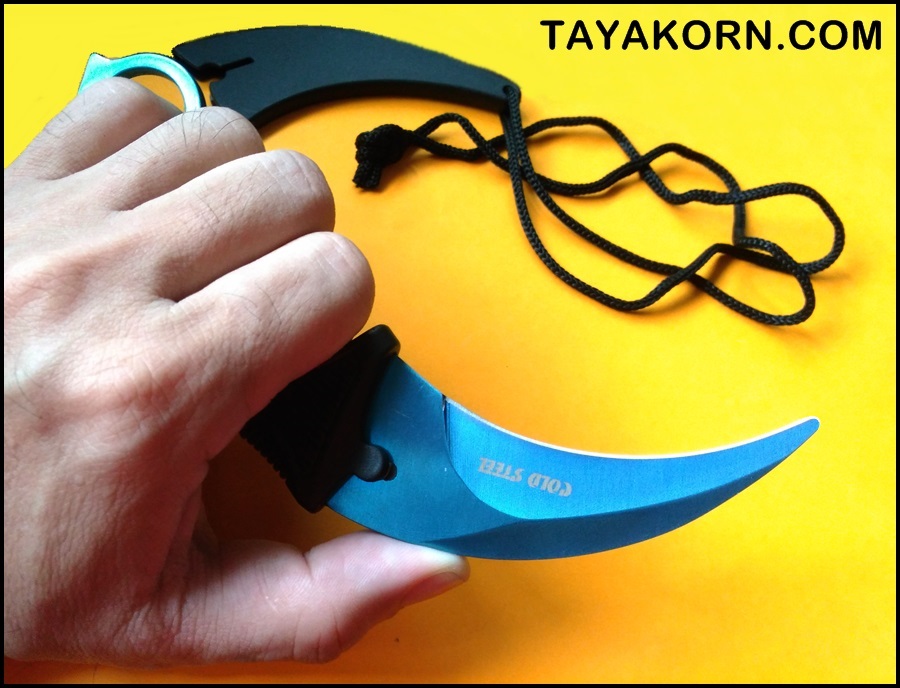 มีดซ้อมคารัมบิตบลูซีสตอร์มเทรนเนอร์ BLUE SEA STORM KARAMBIT TRAINER KNIFE