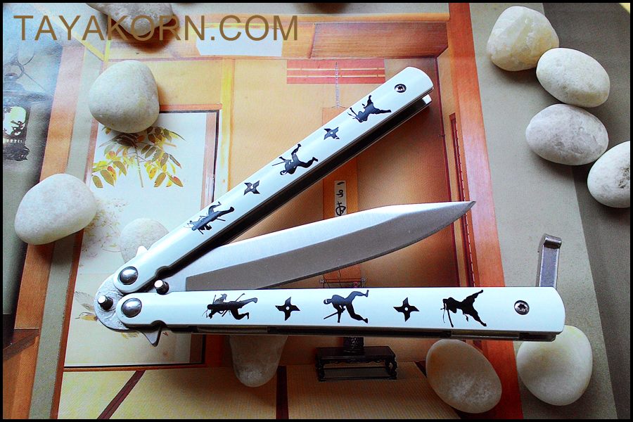 มีดควงเดอะชาโดว์ THE SHADOW BALISONG KNIFE TKBS-SD1