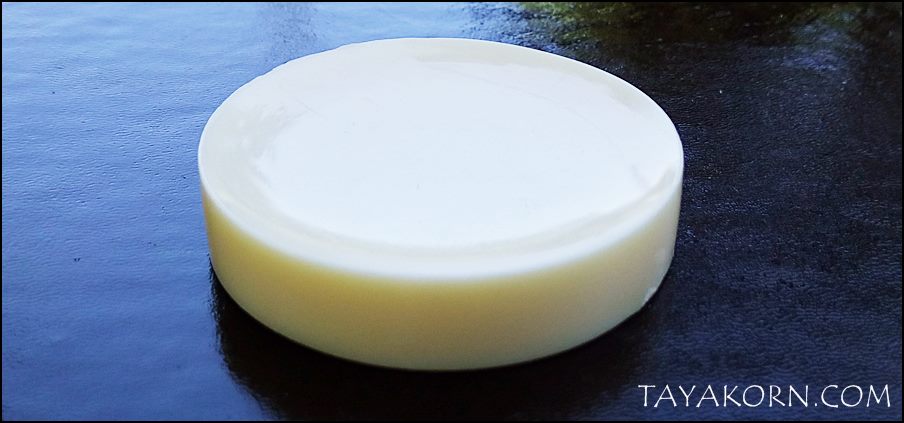 จานยานัตถ์สองหน้า (จานใหญ่สีงาช้าง) Double snuff tobacco dish TKTI-E002