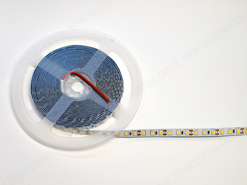 LED Strip เส้น 2835 ม้วน 5 เมตร 120 LED/M สี Warm white 4000K (ไม่กันน้ำ IP20)