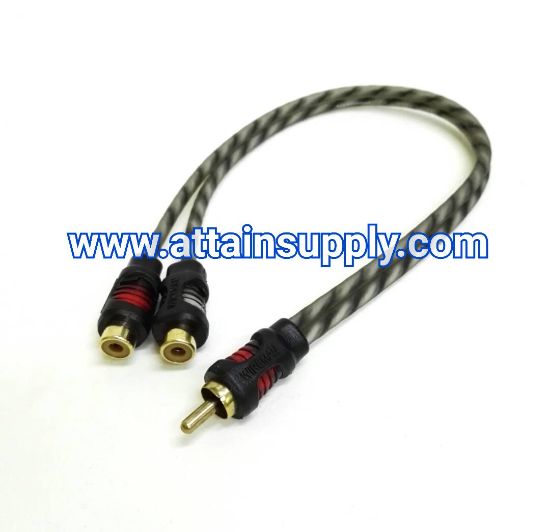 สายP.RCA-J.RCAx2 WIREMAN-YS2-1/30CM.
