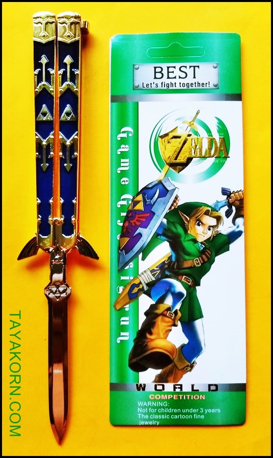 มีดซ้อมควง บาลิซองคอสเพลย์-14 Cosplay-14 Balisong Trainer Knife TKBS-CP14