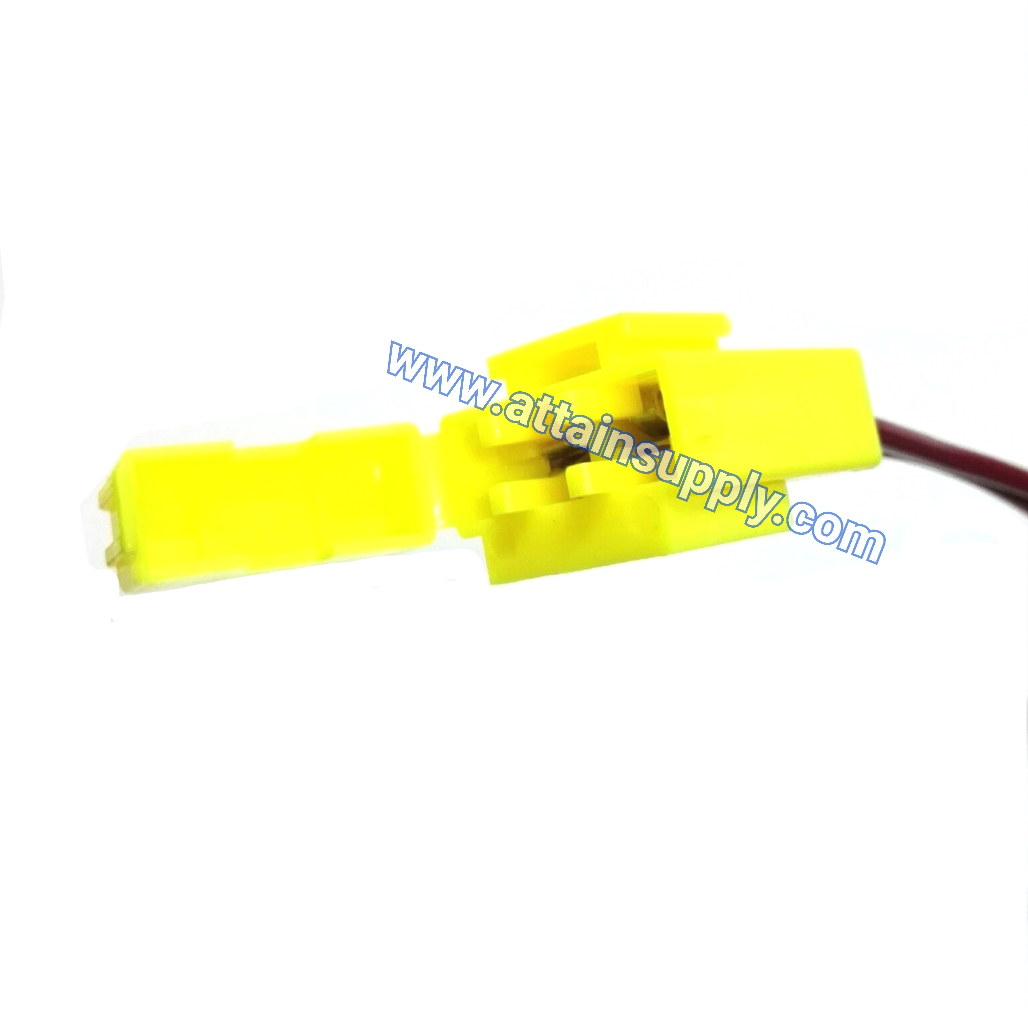 กระบอกฟิวส์เสียบกลาง-ขอบต่อ/สีเหลือง