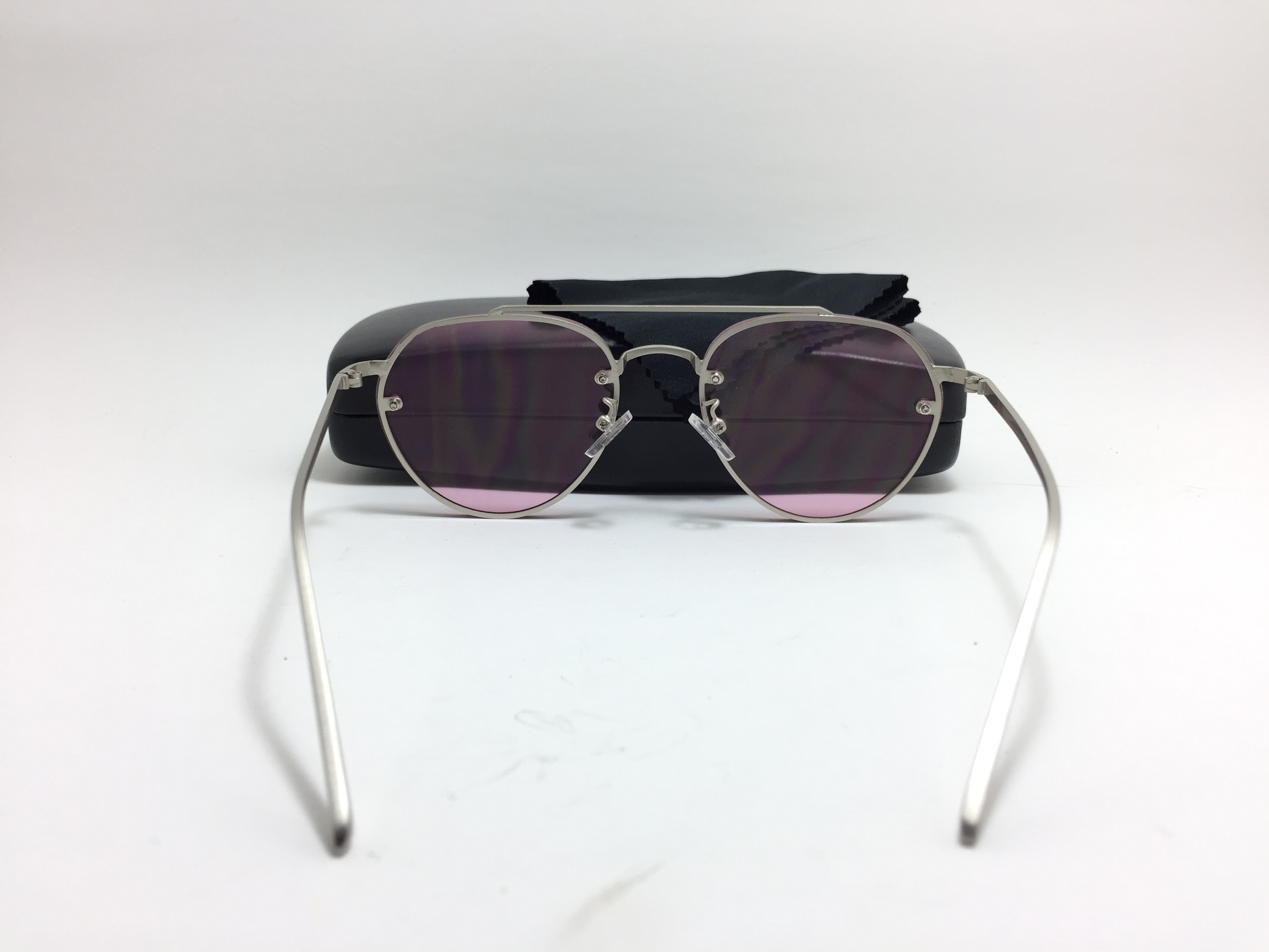 แว่นกันแดดแฟชั่น Silver Frame Pink Sheet 2020 49-22 140 <ชมพู>