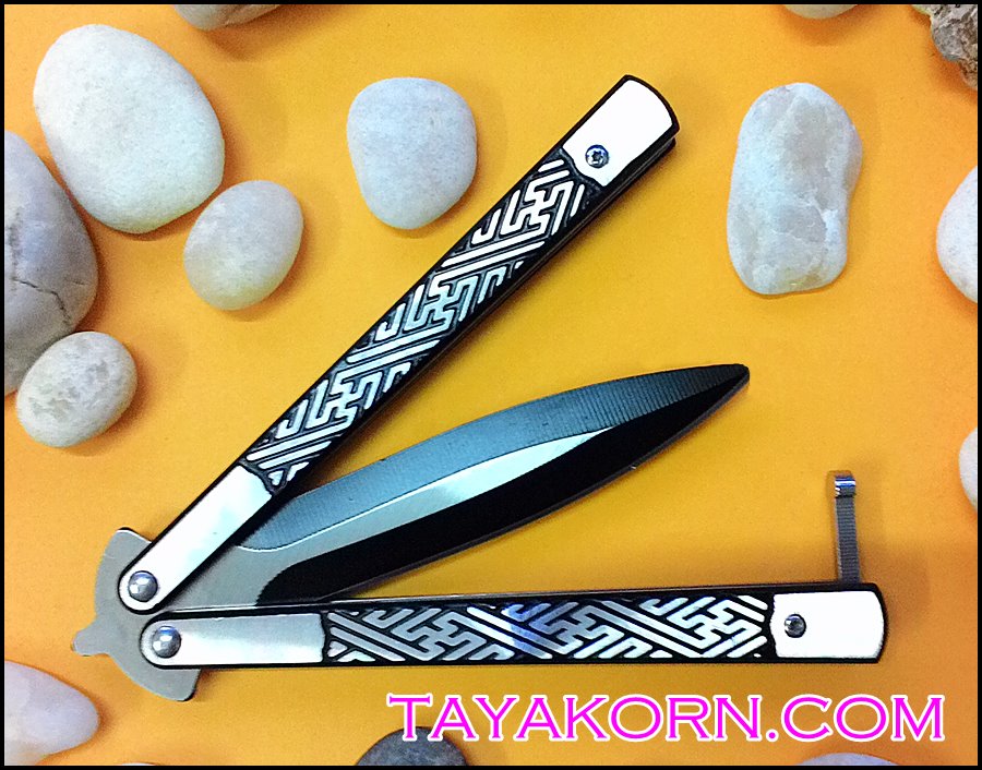 มีดซ้อมควง มิยะโมะโตะบาลิซอง Miyamoto Balisong Trainer Knife TKBS-MT711TR