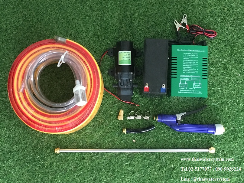 ชุด 10 ปั๊มพ่นยา 8 บาร์ ( สายพ่นยา 20 เมตร )