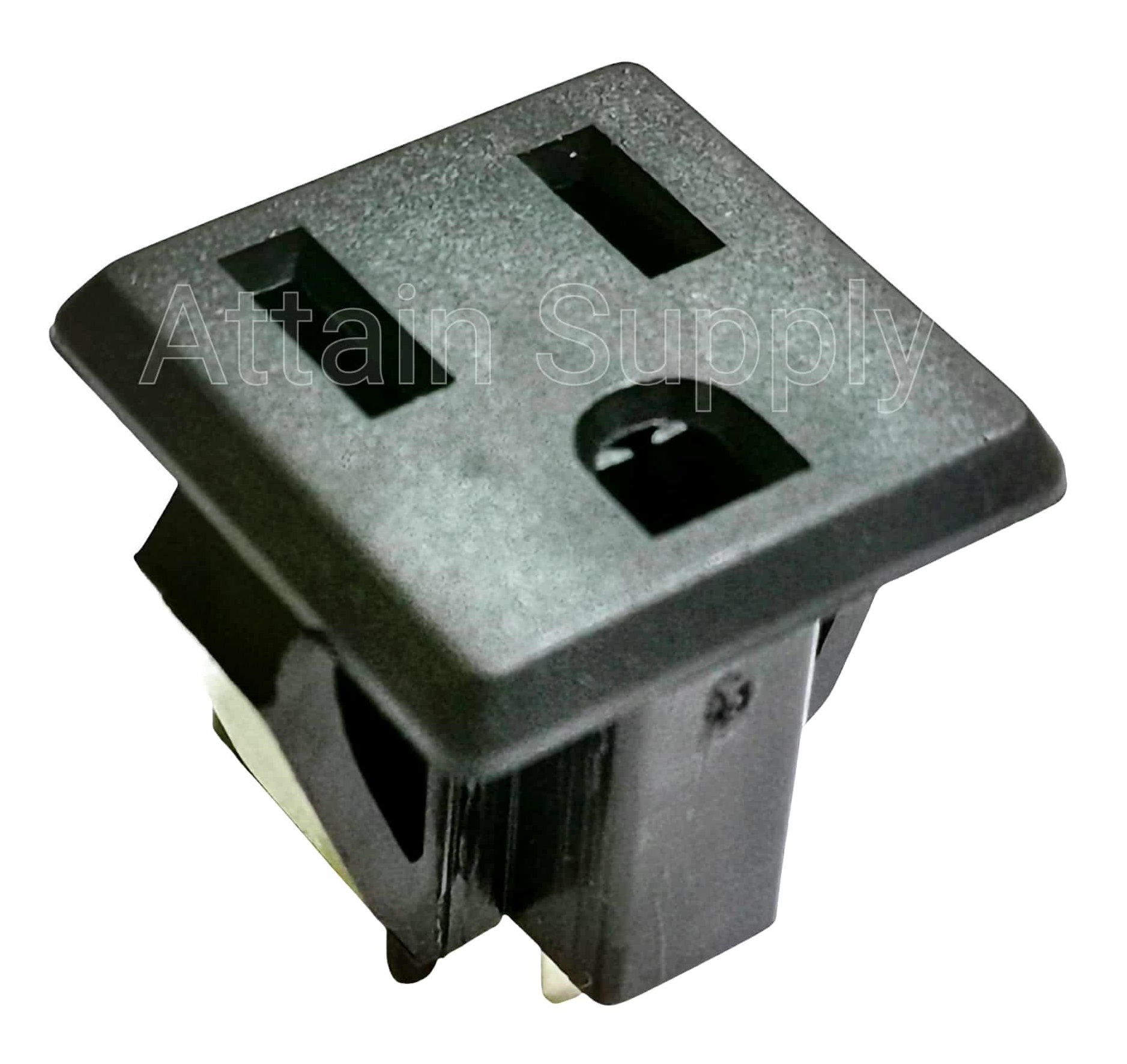 เต้ารับAC-3ขา ขอบริมล็อคDCZ04