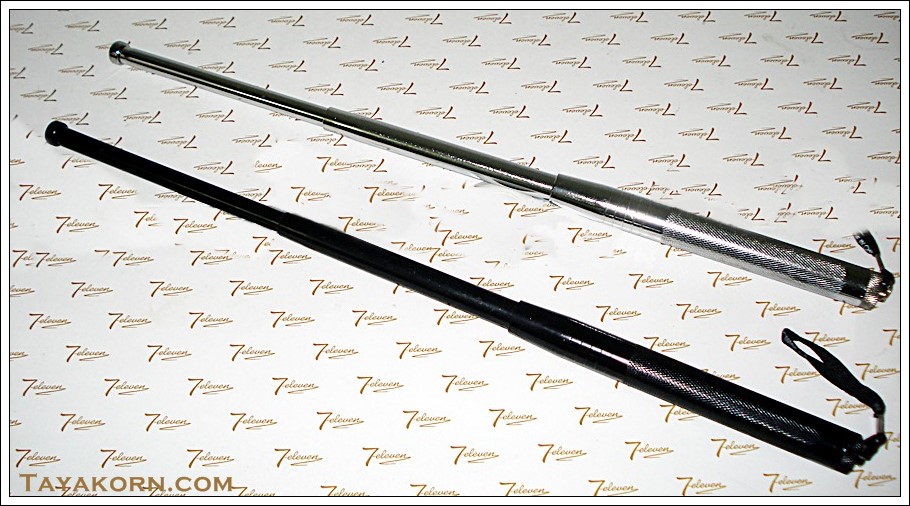 ตะบองเหล็ก( ดิ้ว ) 3 ท่อน ( EDC Baton ) ขนาดยาว 19.50 นิ้ว