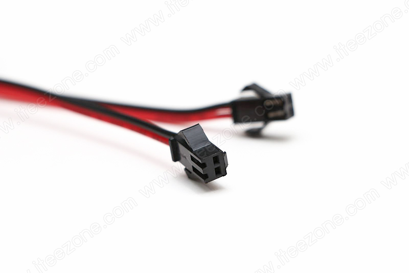 สายไฟเข้า 1 ออก 2 หัวคลิ๊กล็อค สำหรับ EL Wire