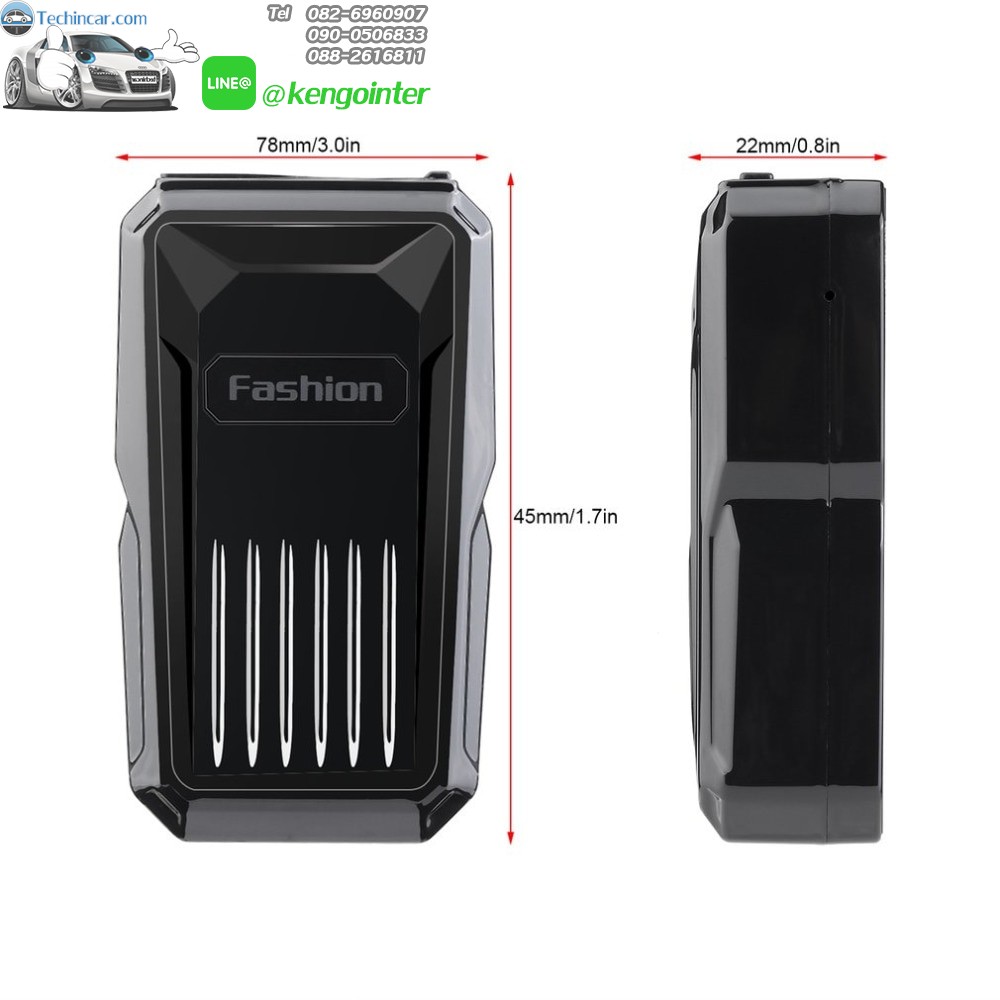 GPS ติดตามรถ ดักฟัง ดูผ่านมือถือ ใช้งานง่าย รุ่น Fashion แบตอึด ฟรีดูออนไลน์ตลอดชีพ ของแท้ 100% ประกัน 1 ปี