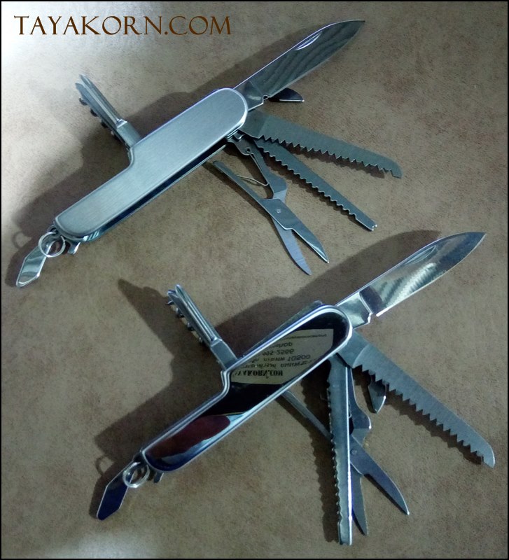 มีดพับแคมป์ปิ้งวัน Camping One Stainless Steel อุปกรณ์ 11 ฟังชั่น