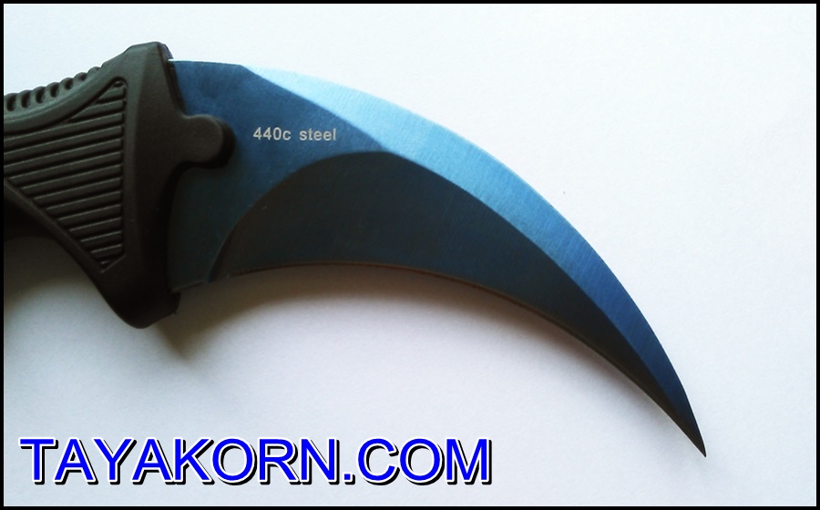 มีดคารัมบิตบลูซีสตอร์ม BlueSeaStorm Karambit Knife ( BLUE SEA )