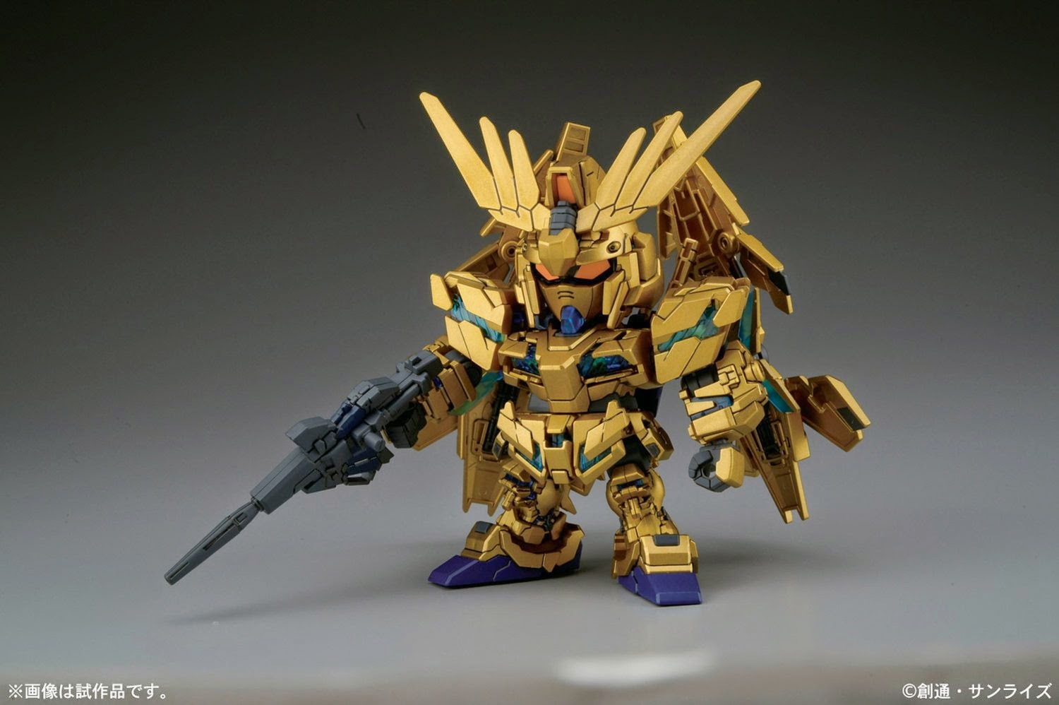 SD (394) RX-0 Unicorn Gundam 03 Phenex [QY]