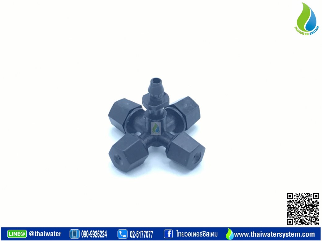 05-MSP-19-BK MSP-19 หัวพ่นหมอก 4 ทิศทาง OK Fog-01 0.5 มม. แบบไม่มีสาย SKU-824