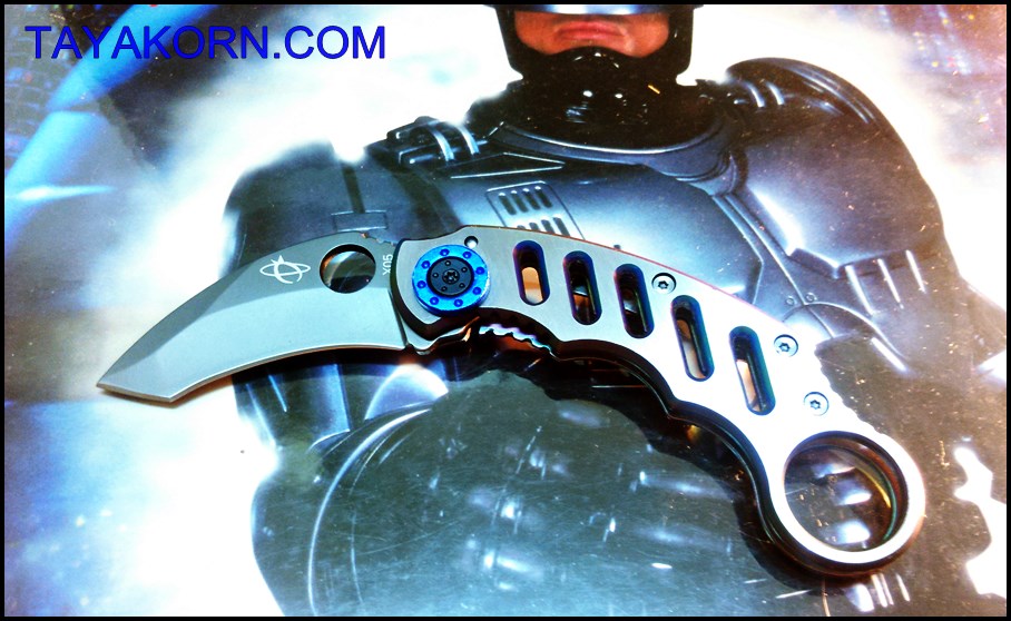 มีดคารัมบิตโรโบฮอว์ค2 RoboHawk2 Karambit Knife TKKB3
