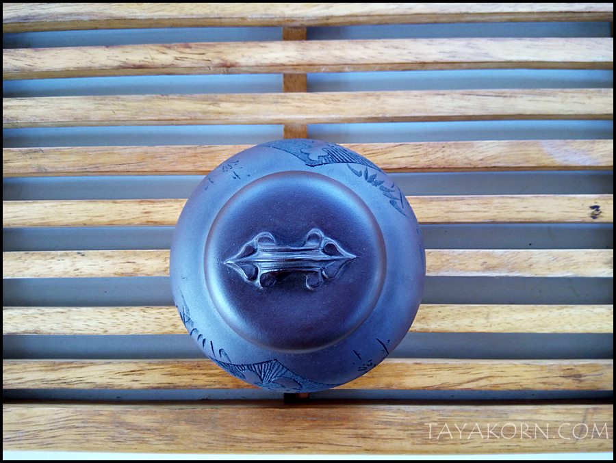 กระปุกใส่ใบชาดินเผาอี๋ชิง 福 จื่อหนี 紫泥 TKTC-P4