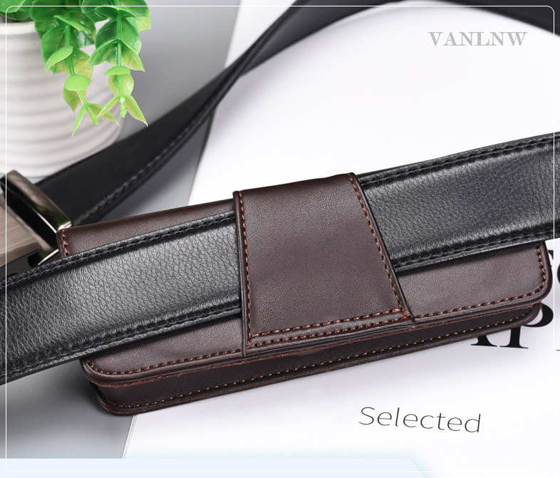 กล่องแว่นตาคาดเอว Vintage Glasses กล่องแว่นตาพกพา ซองใส่แว่นตาคาดเข็มขัด ซองหนังใส่แว่นตา