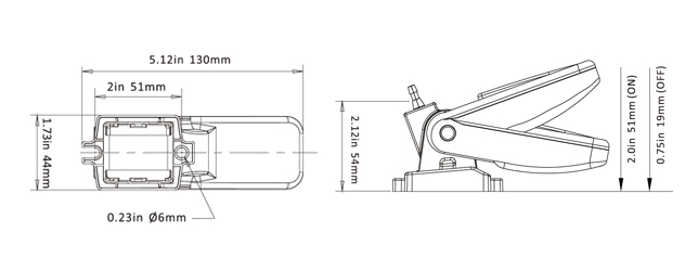 11-Float switch-B สวิทช์ลูกลอยไฟฟ้าอัตโนมัติ ควบคุมระดับน้ำ Float Switch 12V 24V 32V 20A