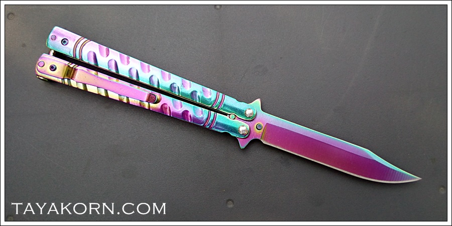 มีดบาลีซอง เรนโบว์ธันเดอร์2 Rainbow Thunder2 Balisong