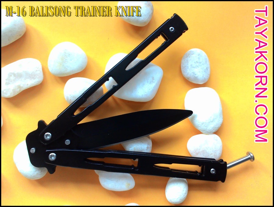 มีดซ้อมควง บาลิซองเอ็ม16 M16 BALISONG TRAINER KNIFE TKBS-M16TR