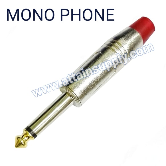P.PHONE MONO-RUBBER/RED
