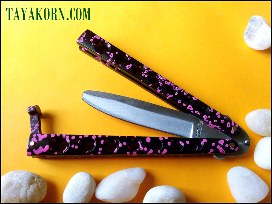 มีดซ้อมควงฮาราจุกุนีโม Harajuku Nemo Balisong Trainer Knife